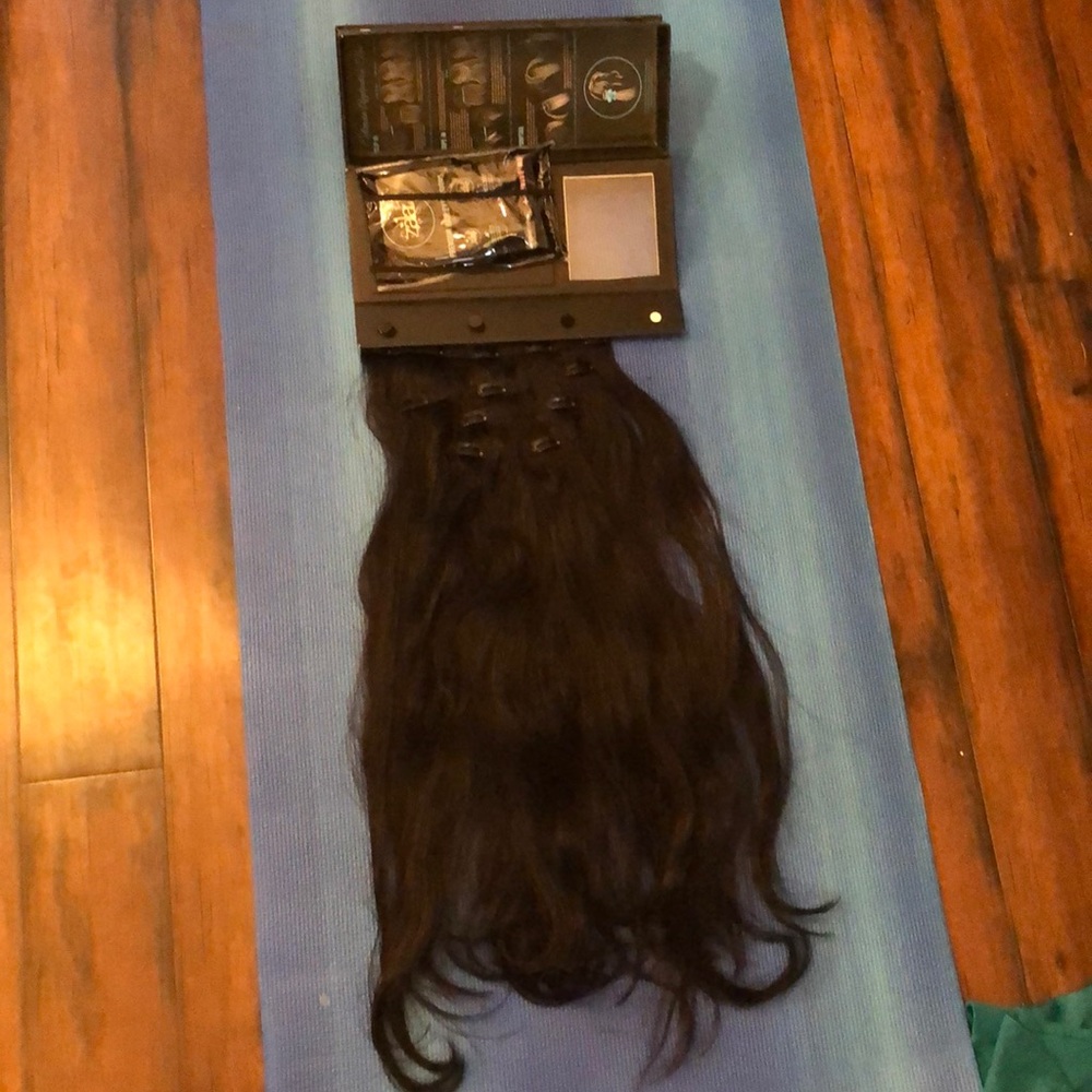 Zala natural black 26 inch clip ins